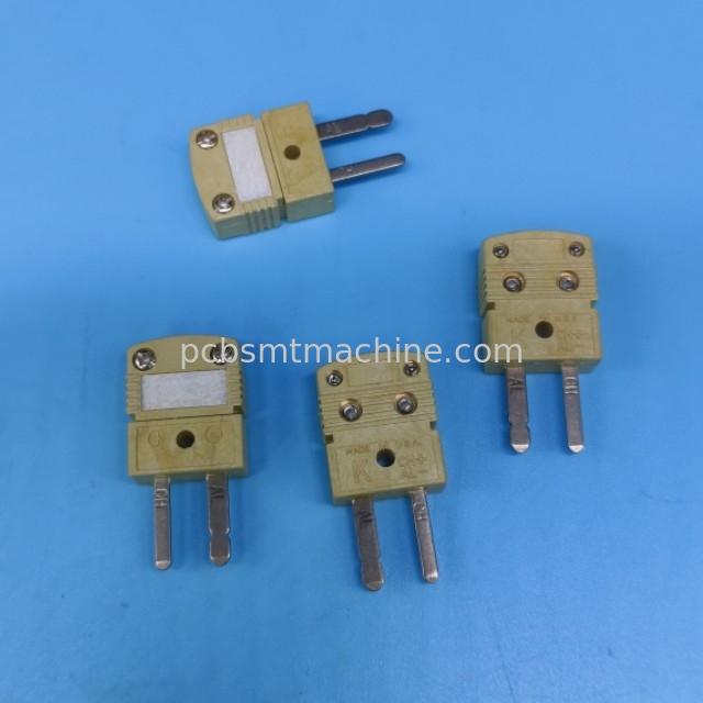 HMPW-K-M Plug K Type Connector, material de polímero de cristal líquido, 29 ~ 260°C (-20 ~ 500°F)