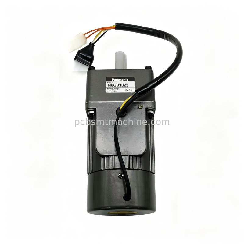 Panasonic M8GB3B22 Motor engranado com eixo paralelo de 3:1 e potência nominal de 25W para instalação plug-and-play em impressoras Nachime SMT