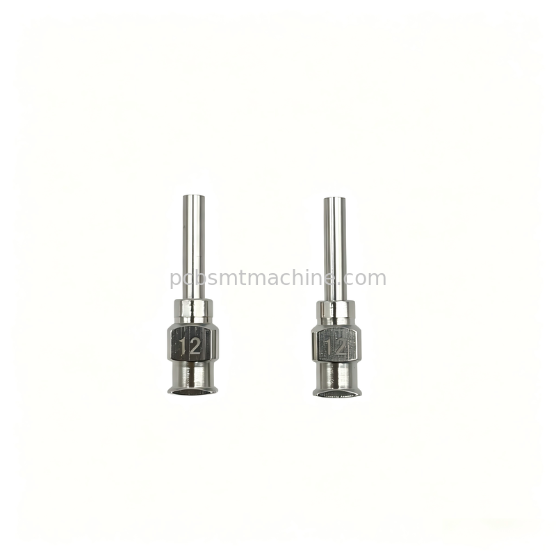 Aço inoxidável 12G 0,5 polegadas Luer Lock agulha de distribuição para distribuição de fluidos de precisão