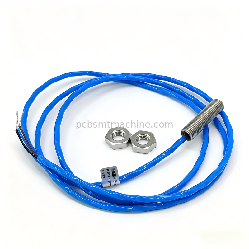 Baumer IFRM08P3707 M8 Sensor de Proximidade Indutivo Flush Mount com saída PNP NO e caixa de aço inoxidável IP67