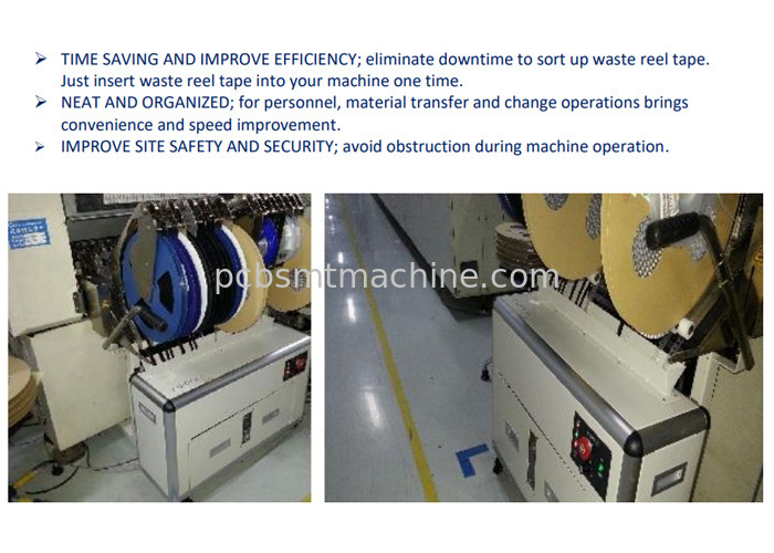 AC210V - AC240V desperdiçam a máquina de corte da fita usada na linha de produção MT-1600 de SMT
