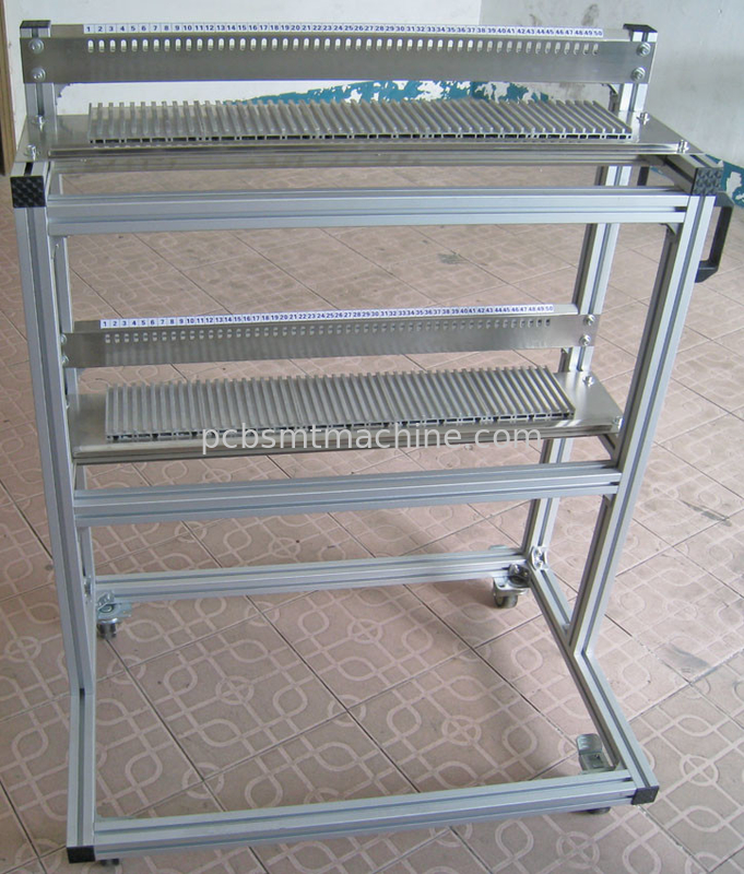 Bens (2) duas camadas, 50 SÉRIES da manutenção programada de Samsung dos entalhes do alimentador com o carro do alimentador da CAIXA para unidades componentes do alimentador de Samsung
