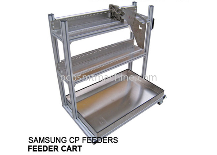 Carro do alimentador da SÉRIE da duplo-camada PC dos bens (2) (com CAIXA) para unidades do alimentador da fita da série de Samsung PC