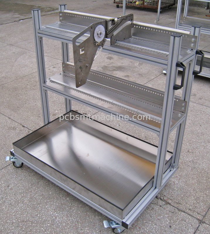 Carro do alimentador da SÉRIE da duplo-camada PC dos bens (2) (com CAIXA) para unidades do alimentador da fita da série de Samsung PC