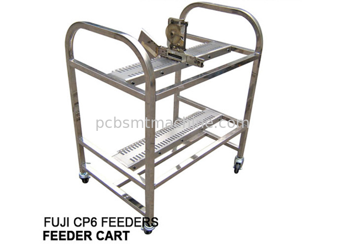 Material de alumínio durável de alta qualidade de L880*W600*H1000MM com 2 camadas com 40 entalhes cada carro do alimentador de FUJI NXT