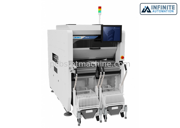Máquina inteiramente recondicionadas de alta velocidade do lugar do estojo compacto picareta de Mounter modular, usada de JUKI RX-8 e de Juki e