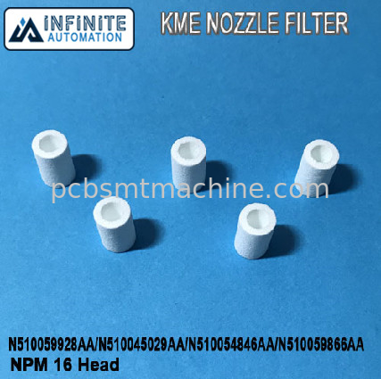 Filtro principal N510059928AA N510045029AA N510054846AA N510059866AA de Panasonic NPM 16 para a máquina de SMT